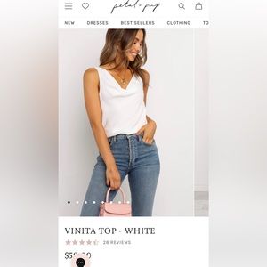 Petal & Pup Vinita Top White